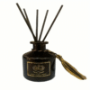 025147f7-36f3-4dd1-b34d-944014a7d294 1pc Elegant Glass Fragrance Diffuser with Black Bottle & Tassel