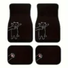 d38dfde8-cefe-4fa8-bb73-537f1c14323f 4-Pack Pink Cat Themed Car Floor Mats