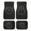 ef565ded-149e-43ce-acb8-496a6267e857 4pcs Set Universal Fit Polyester Fiber Car Floor Mats